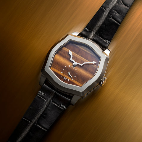 Feynman Q - Tiger's Eye Steel
